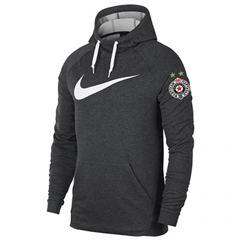 Nike sivi duks sa kapuljačom FK Partizan 5202 Nike sivi duks sa kapuljačom FK Partizan 5202
