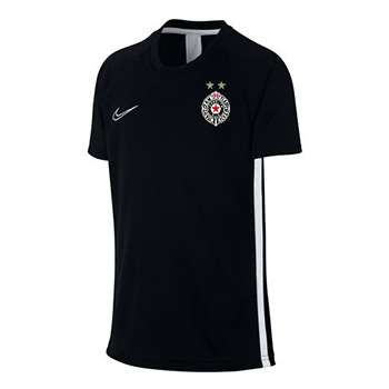 Nike dečija crna radna majica FK Partizan 5215