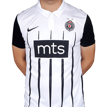 Nike crno-beli dres FK Partizan 2021/22