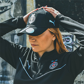 Puma crni kačket FK Partizan 6012-3