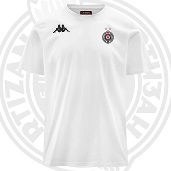 Kappa bela majica FK Partizan 6052