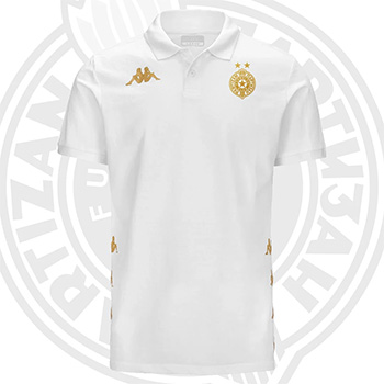 Kappa bela polo majica FK Partizan 6069