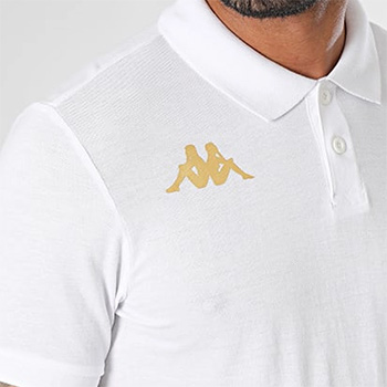 Kappa bela polo majica FK Partizan 6069-2