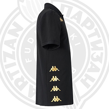Kappa crna polo majica FK Partizan 6070-2