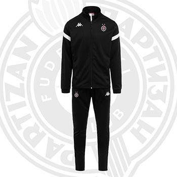 Kappa dečija crna trenerka FK Partizan 6077
