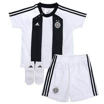 Adidas dečiji komplet Partizan 2011/12 - dres, šorc i čarape Adidas dečiji komplet Partizan 2011/12 - dres, šorc i čarape