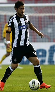 Adidas jersey FC Partizan for season 2012/13 with name-1
