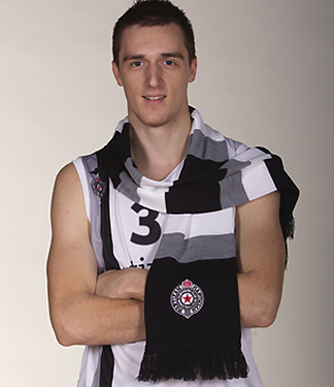 Black bar scarf BC Partizan 2878