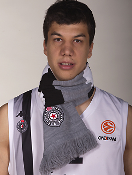 Grey bar scarf BC Partizan