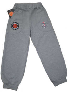 Donji deo dečije trenerke KK Partizan (2-6) - siva Donji deo dečije trenerke KK Partizan (2-6) - siva