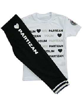 Kids womens set FC Partizan 3203-1