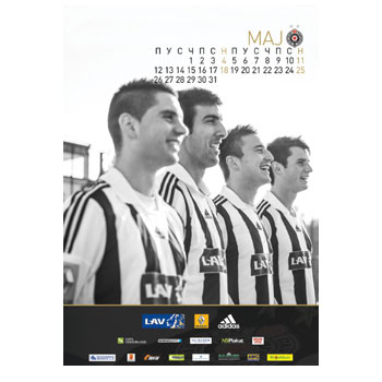 Oficijelni kalendar FK Partizan za 2014.-3 Oficijelni kalendar FK Partizan za 2014.-3