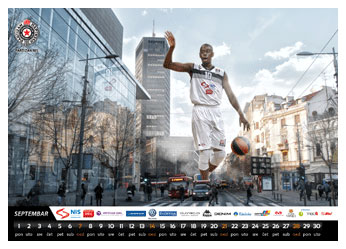 Kalendar KK Partizan 2014 Kalendar KK Partizan 2014