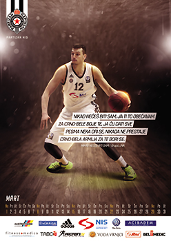 Kalendar KK Partizan 2015-1