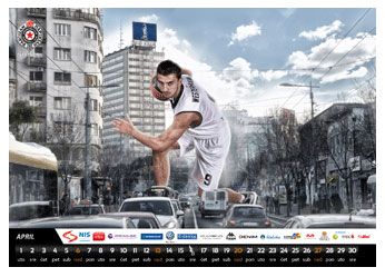 Kalendar KK Partizan 2014 Kalendar KK Partizan 2014