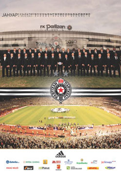 Official calendar FK Partizan 2011. Official calendar FK Partizan 2011.