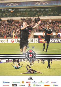 Official calendar FK Partizan 2011.-1 Official calendar FK Partizan 2011.-1