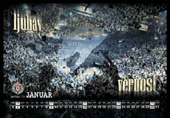 Official calendar BC Partizan 2011. Official calendar BC Partizan 2011.