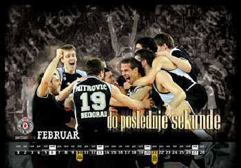 Official calendar BC Partizan 2011.-1 Official calendar BC Partizan 2011.-1