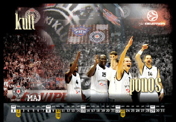 Official calendar BC Partizan 2011.-3 Official calendar BC Partizan 2011.-3