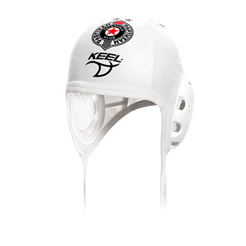 Keel waterpolo cap VK Partizan 2020/21 - white
