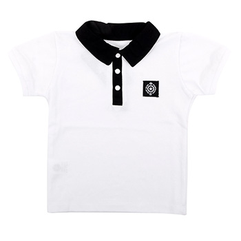 White baby polo shirt 