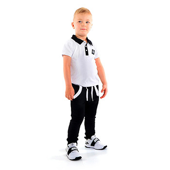 White baby polo shirt 