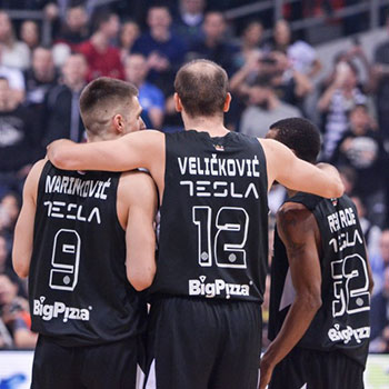 Crni dres KK Partizan 2018/19 © Under Armour™ sa štampom