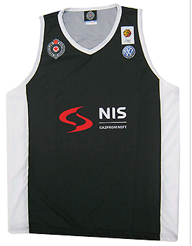 BC Partizan replica jersey for season 2014/2015 - black BC Partizan replica jersey for season 2014/2015 - black