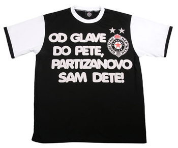 Kids shirt Partizan child - black Kids shirt Partizan child - black