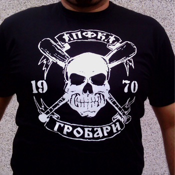 Majica PFK Grobari 1970 - crna