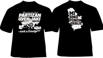 T shirt BC Partizan 