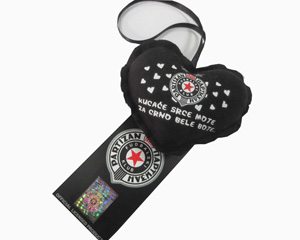 Little heart black FC Partizan 2144 Little heart black FC Partizan 2144