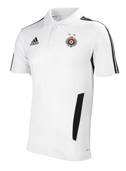 Adidas white polo shirt FC Partizan