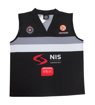 BC Partizan replica jersey for season 2013/2014 - black BC Partizan replica jersey for season 2013/2014 - black