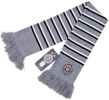 Dečiji bar šal FK Partizan - sivi