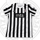 Nike dečiji crno-beli dres FK Partizan 2022/23