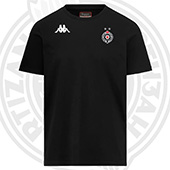 Kappa black T-shirt FC Partizan 6053