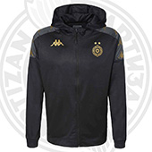 Kappa crni zip duks sa kapuljačom FK Partizan 6067