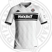 Kappa dečiji beli dres FK Partizan 2025/26