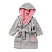 Bathrobe for little girls FC Partizan (size 2-6) 