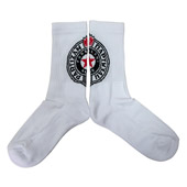 Sport socks Emblem FC Partizan - white 2129