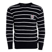 Crno-beli džemper KK Partizan