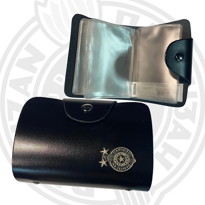Leather case for cards FC Partizan 2113