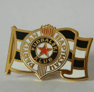 FC Partizan badge flag 2843-1
