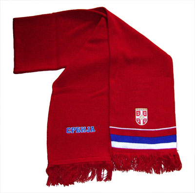 Serbian national football team scarf - old Serbian national football team scarf - old